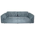 Imported frosted leather grey BAXTER sofa